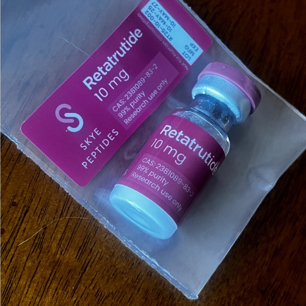 RETA 10MG - GLP-3 - Lyophilized Formula Vial For Research Use Only Peptide